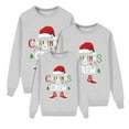 thumbnail image 1 of Gyexs Matching Christmas Shirts - Christmas Shirts for Family 2025, Xmas Funny Holiday Pullover Tops Comfortable Winter Clothes (Kid, Grey, 3-4 Years), 1 of 5