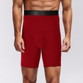 thumbnail image 1 of Gyexs Mens Compression Shorts Athletic Base Layer, Stretch Fit Workout Running Training Shorts Z02 Red, Size XL, 1 of 5