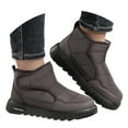 thumbnail image 1 of Gyexs Mens Snow Boots Tall, Winter Shoes for Women 2025 Dressy, Adjustable, Lace-Up, Chukka, Aluminum Toe, Outerwear, Brown, Size 7.5, 1 of 8