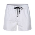 thumbnail image 1 of Gyexs Mens Swim Trunks Running Athletic Shorts Lightweight Quick-Drying Gym Workout Shorts Casual Training Short Pants with Pockets White, Size M, 1 of 2