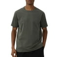 thumbnail image 1 of Gyexs Mens Swimming Shirt UV Protection Short Sleeve UPF 50+ Quick Drying Sun Protection Rash Guard Shirts for Fishing Running Army Green, Size M, 1 of 7