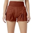 thumbnail image 1 of Gyexs Overall Shorts for Women Elastic Waisted High Waisted Running Shorts Loose Fit Boy Shorts Beach Shorts Casual Loungewear Workout Bike Shorts with Pockets, 1 of 6
