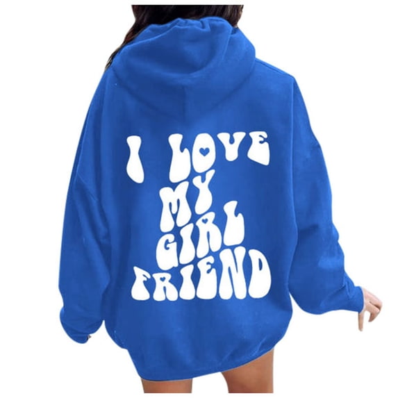Gyexs Oversized Hoodies for Women Men Christmas Valentines Day Sweatshirts Hooded Long Sleeve Pullover Tops Trendy Winter Clothes Z02 BU2 & Size XXXXL
