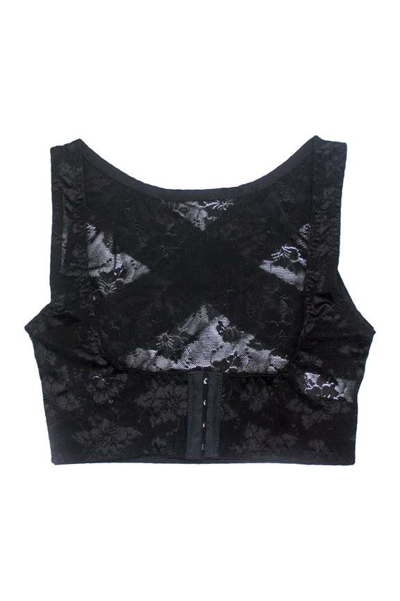 Plus Size Bras for Women Bust Lifting Push Up Bra with Lace Corset Design for Enhanced Shape, Black, Size XL