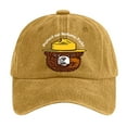 thumbnail image 1 of Gyexs Protecting Our National Parks Print Hat Vintage Washed Cotton Graphic Resist Bear Baseball Caps Unisex #Yellow, 1 of 5