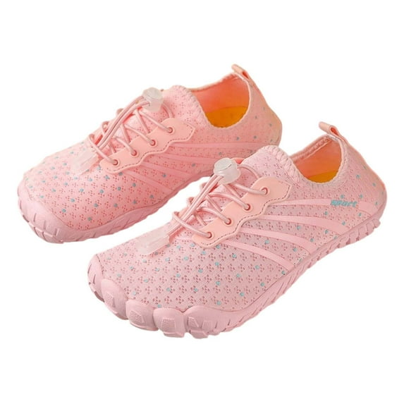 Gyexs Sneakers Toddler Girl Kids Shoes Running Wear Wide Toe Box Shoes Toddler Comfortable Little Girls Sneakers Pink