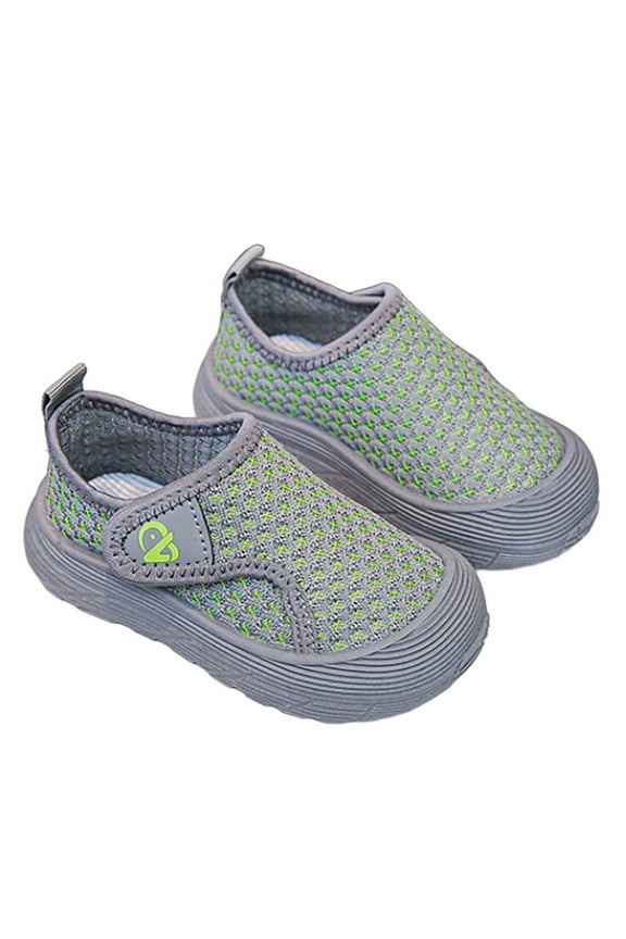 Sneakers Toddler Wide Toe Box Shoes Toddler Soft Comfy Barefoot Toddler Shoes Breathable Baby Boy Sneakers Green