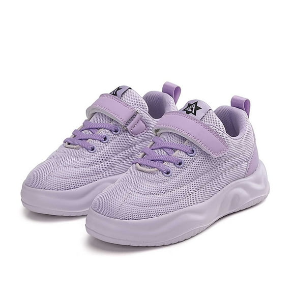 Gyexs Sneakers for Boys Kids on Shoes Soft Comfy Baby Tennis Shoes Comfortable Wide Sneakers for Girls Purple