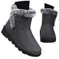 thumbnail image 1 of Gyexs Snow Boots for Men Size 13, Winter Shoes for Women 2025 Dressy Loafers, Lightweight, Pull-On, Western, Snip Toe, Men's Fashion, Grey, Size 7.5, 1 of 7