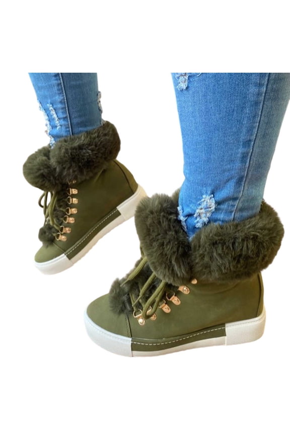Snow Boots for Men, Winter Shoes Women Size 9, Static Dissipative, Zip, Riding, Almond Toe, Women's Fashion, Green, Size 8