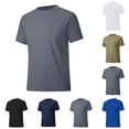 thumbnail image 1 of Gyexs Sportswear Mens Swim Shirt Quick Drying Ice Silk Short Sleeve Workout T Shirts Gym Athletic Summer Running Tops Grey, Size XXXXL, 1 of 3