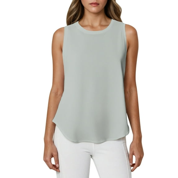 Gyexs Tank Top for Women Racerback Sleeveless Workout Tops Loose Fit Yoga Running Gym Shirts for Women Comfortable and Trendy Shirts 2025 (Light Green, S)