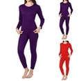 thumbnail image 1 of Gyexs Thermal Underwear for Women - Long Johns for Women Thermal Pants, Base Layer Sweaters Tops Plus Size Clothes, Red, Size XL, 1 of 4