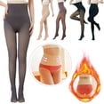 thumbnail image 1 of Gyexs Thermal Winter Tights for Women, Fleece Lined Opaque High Waisted Leggings, Thick and Warm for the Cold Season (#02 C, Size One Size), 1 of 8