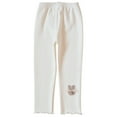 thumbnail image 1 of Gyexs Toddler Girls Thermal Pants Size 3-4 Everyday Wear Sleepwear Fashion Prints Cotton Leggings (White, 3-4 Years), 1 of 3