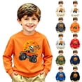 thumbnail image 1 of Gyexs Toddler Halloween Sweatshirt Crewneck Pullover, Daily Wear Relaxed Fit, Themed Party Activewear, 1 of 4