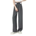 thumbnail image 1 of Gyexs Wide Leg Sweatpants Women High Waisted Hiking Pants Casual Athletic Joggers Plus Size Womens Clothing, #04 Grey, Size XXL, 1 of 7