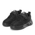 thumbnail image 1 of Gyexs Wide Sneakers for Girls Barefoot Shoes Kids Casual on Shoes for Girls Soft Comfy Sneakers Toddler Black, 1 of 7