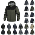thumbnail image 1 of Gyexs Winter Jackets for Men Fleece Lined Lightweight Softshell Windbreaker Jacket Men's Outerwear Coat, Grey, Size XXXL, 1 of 5