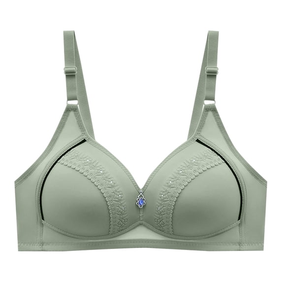 Gyexs Women Fashion Casual Breathable Tube Top Bra Underwear Wireless Comfort Support Sports Bras for Women, Mint Green, Size 42