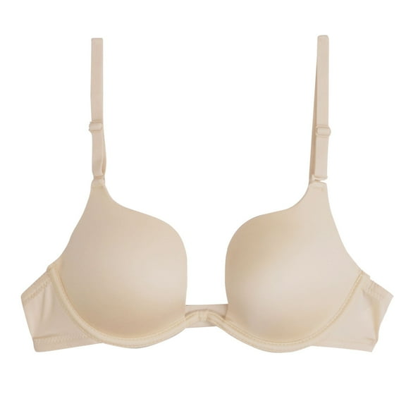 Gyexs Women Fashion Push Up Bra Comfortable Thin Lingerie Slim Fit Underwire Support Jelly Bras for Women, Khaki, Size XXL