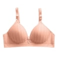 thumbnail image 1 of Gyexs Women's Push Up Wireless Bra Support Comfort No Underwire Bralette Everyday Wear Underwear Bras for Women, Beige, Size 38, 1 of 4