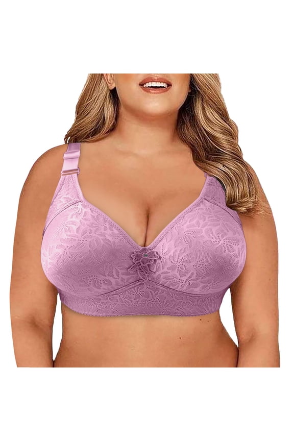 Women's Seamless Sling Thread Back Wrap Chest Tube Top Lace Edge Bottoming Sports Bra Sports Bras for Women, Purple, Size F