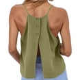 thumbnail image 1 of Gyexs Womens Summer Halter Crop Tank Tops Y2k Going Out Sleeveless Tee Shirts Open Back Beach Camisole (Green, XXL), 1 of 6