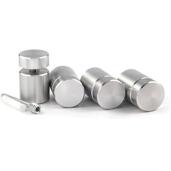 Gyford 1.5 in. Dia. x 1 in. Barrel Up to 0.5 in. Standoff System Set - Anodized Aluminum