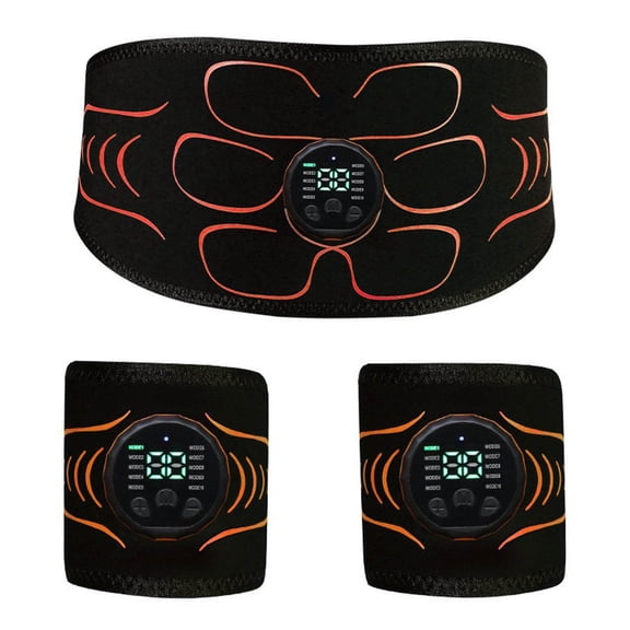 Gym Add-Ons Abdominal Muscle Stimulator Belt, Fast Abs Toning Trainer for Men Women, Portable Fitness Gear for Home Workout Core Strengthening
