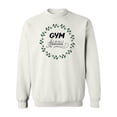thumbnail image 1 of Gym Addicted Sweatshirt Women - Women Sweatshirt, White, 2XL, 1 of 4