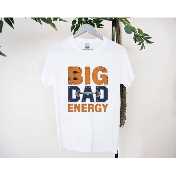 Gym BDE T-Shirt With Funny Big Dad Energy Bold Design, for men & women, up to size 5XL