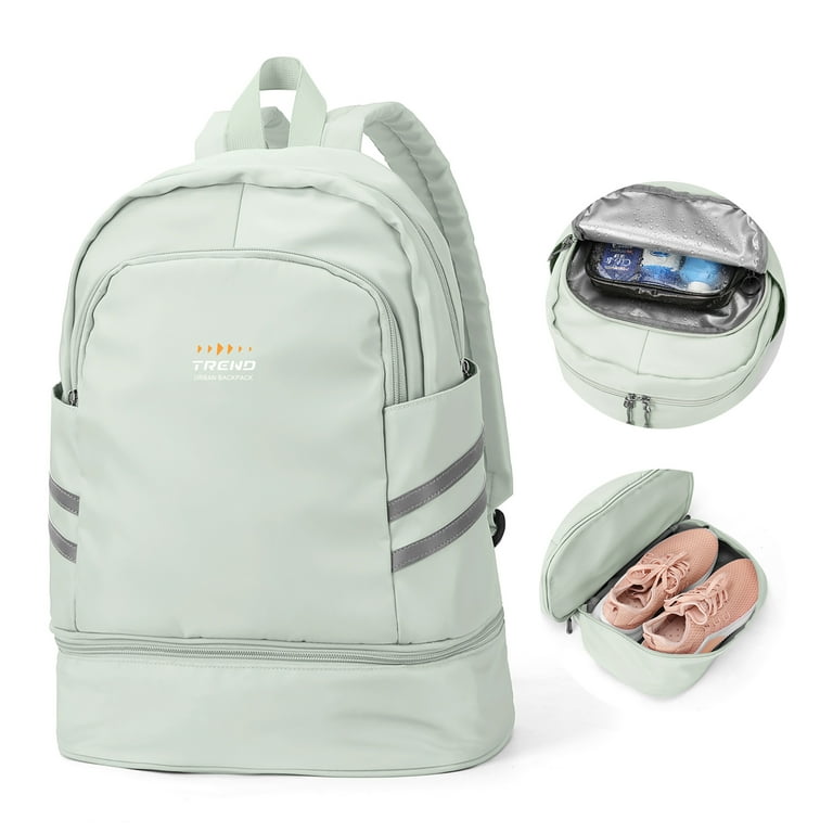 Gym Backpack for Women with Shoes Compartment Wet Pocket Large Women Travel Backpack Water Resistant Sports Swimming Backpack Gym Bag