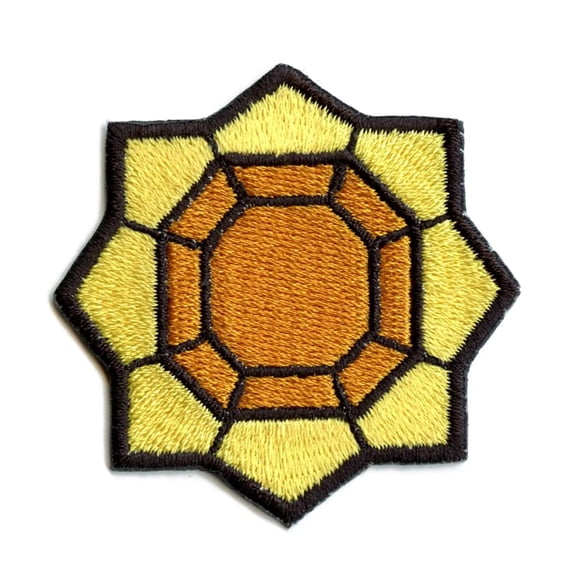 Gym Badge Patch Thunder Embroidered Iron On