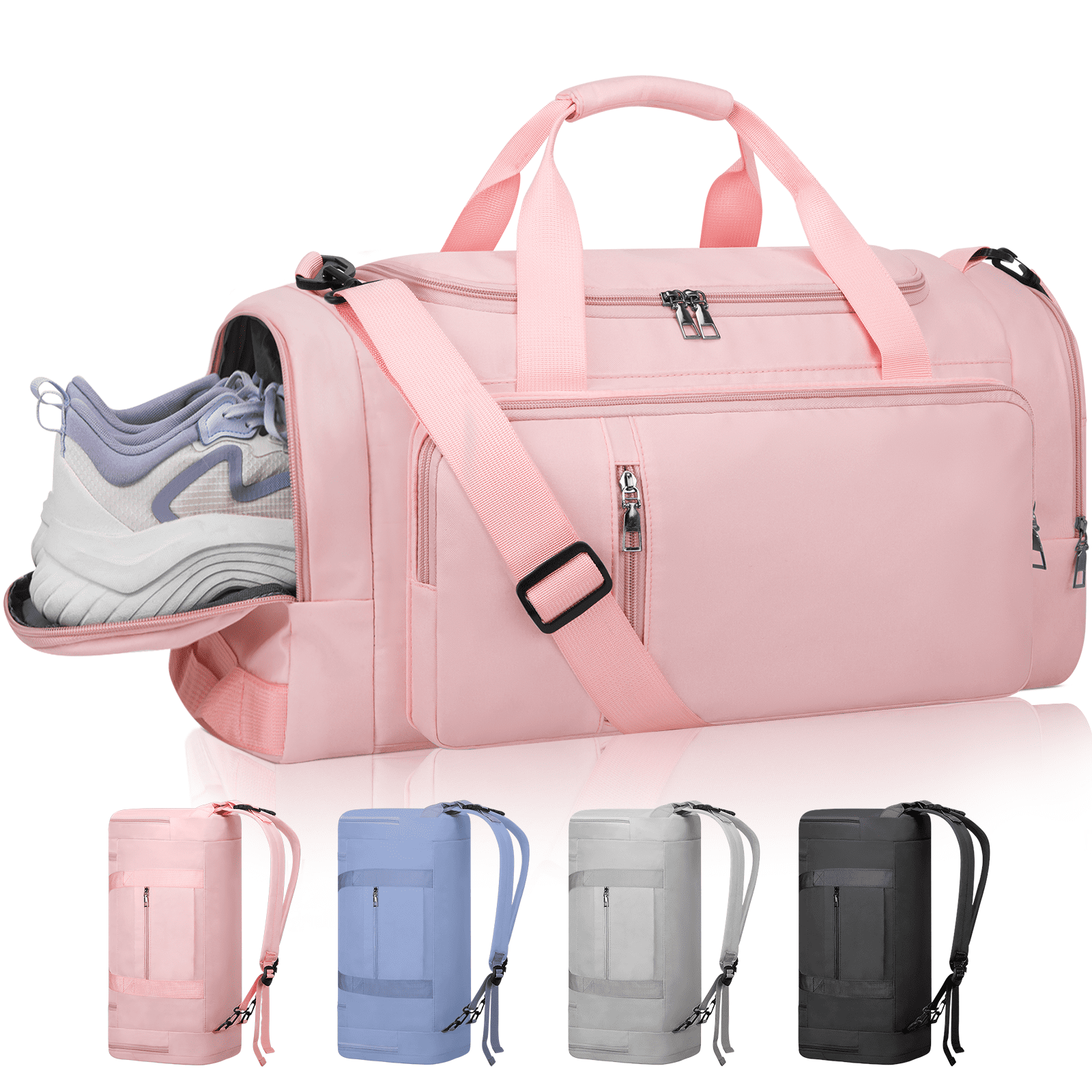 CshidWorld Gym Bag for Men & Women - 40L Convertible Waterproof Travel ...