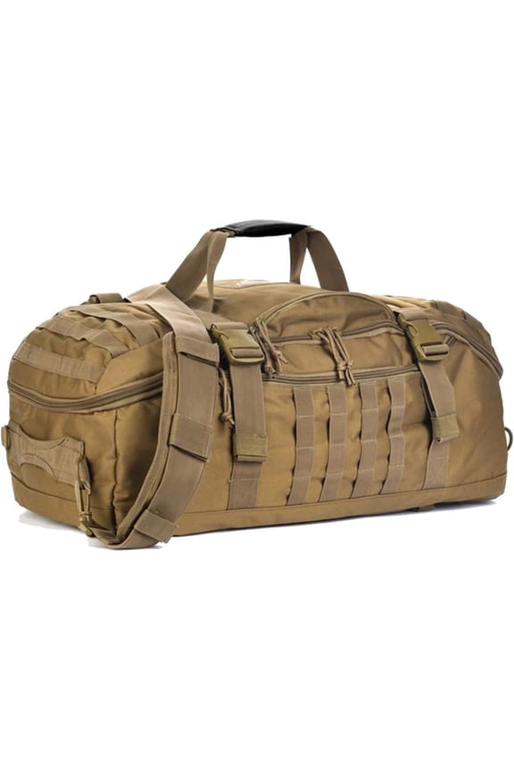 Gym Bag Duffle Bags Backpack - Travel Weekender Bag for Men Women Workout Bag for Military,Sports,Overnight,Basketball,Tactical,Football,Waterproof & Tear Resistant