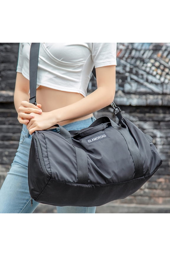 Gym Bag, Kadlawus Gym Bag, Oversized Sports Duffle with Wet Pocket, Breathable and Water-Resistant, for Workout, Yoga, Swimming, Travel, Laundry, Camping, Beach, College