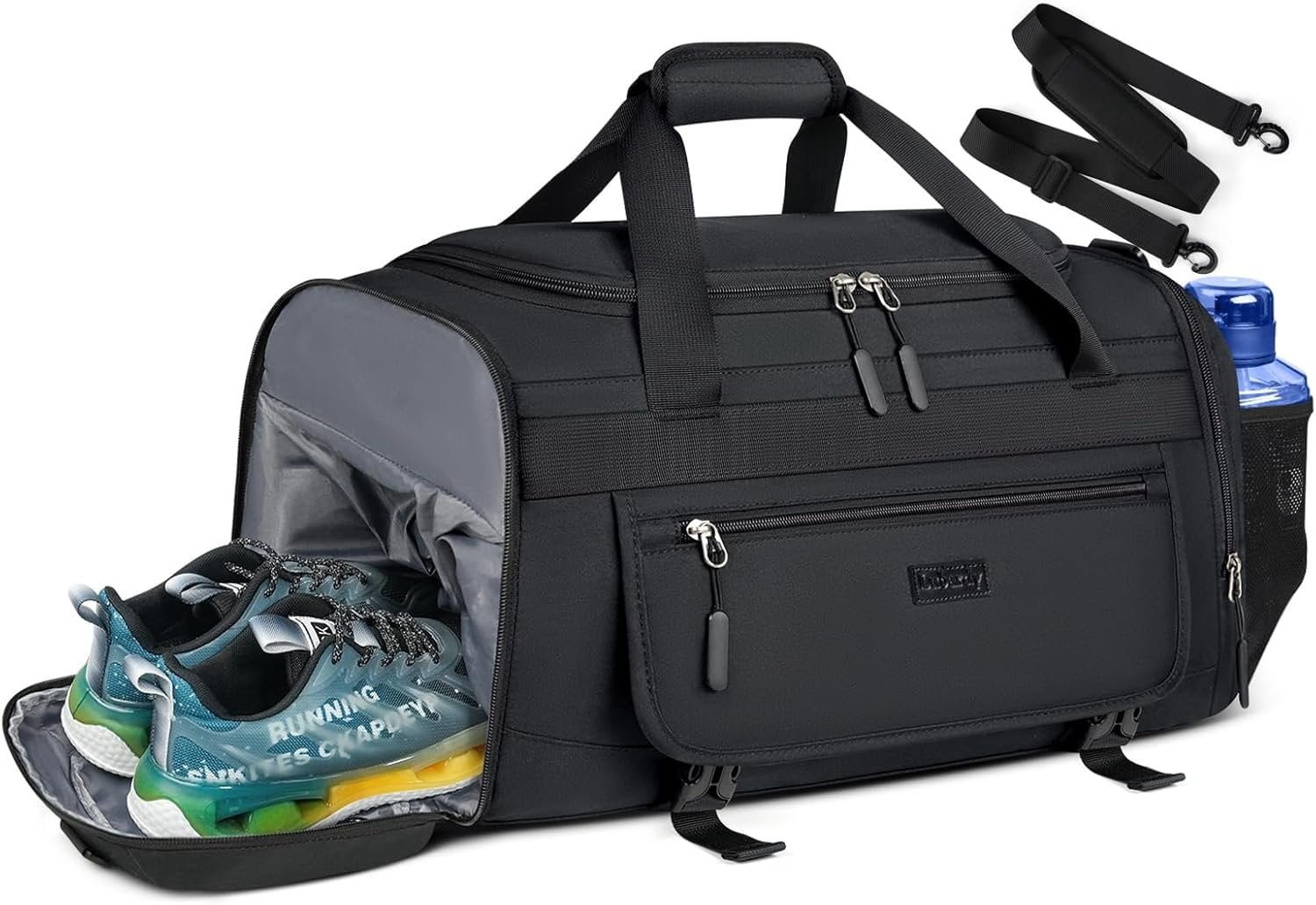 Gym Bag for Men 40L Duffel Bags Gym Duffle Bag Women with Shoe ...