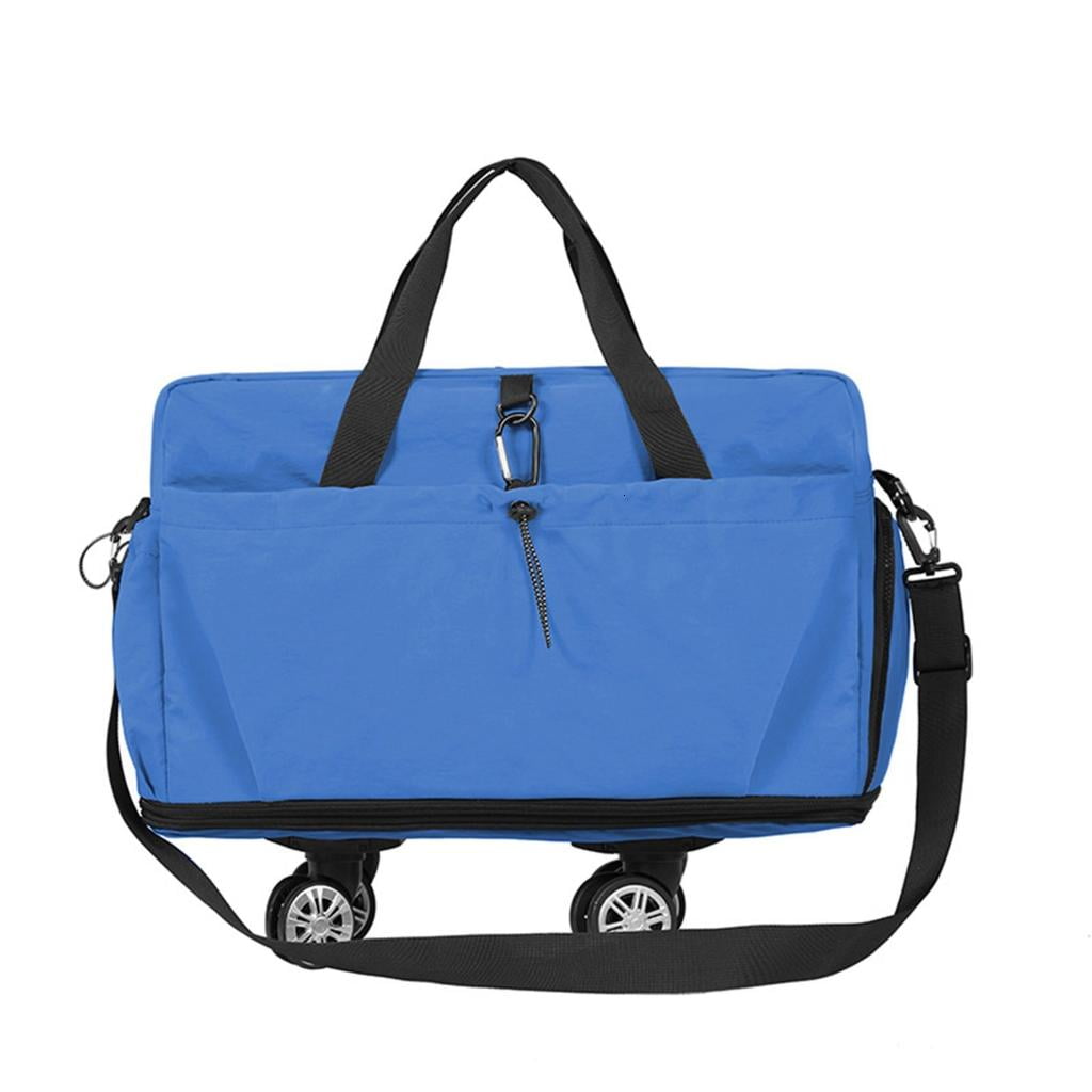 Gym Bag Overnight Bag Training Bag Sport Bag Large Capacity Travel Bag Weekender Bag Wheeled Fitness Bag for Woman Man