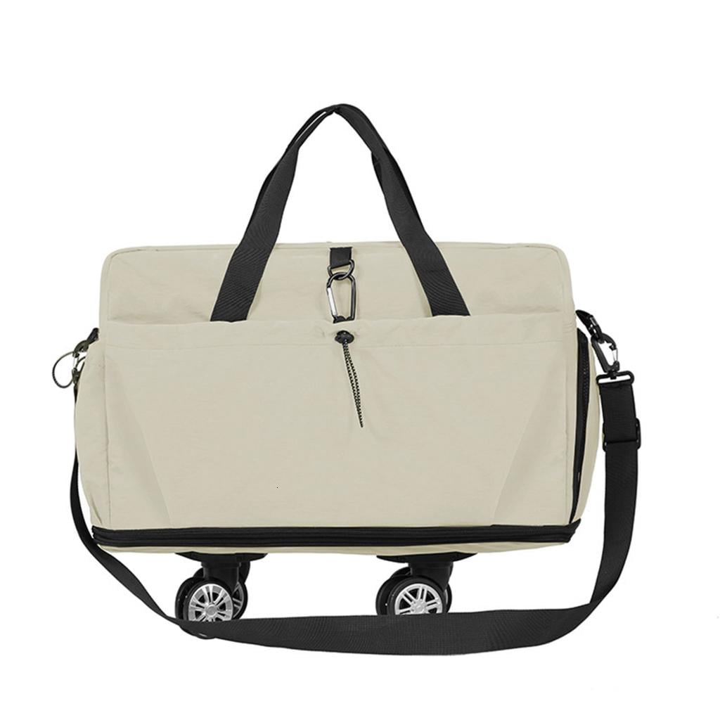 Gym Bag Overnight Bag Training Bag Sport Bag Large Capacity Travel Bag Weekender Bag Wheeled Fitness Bag for Woman Man