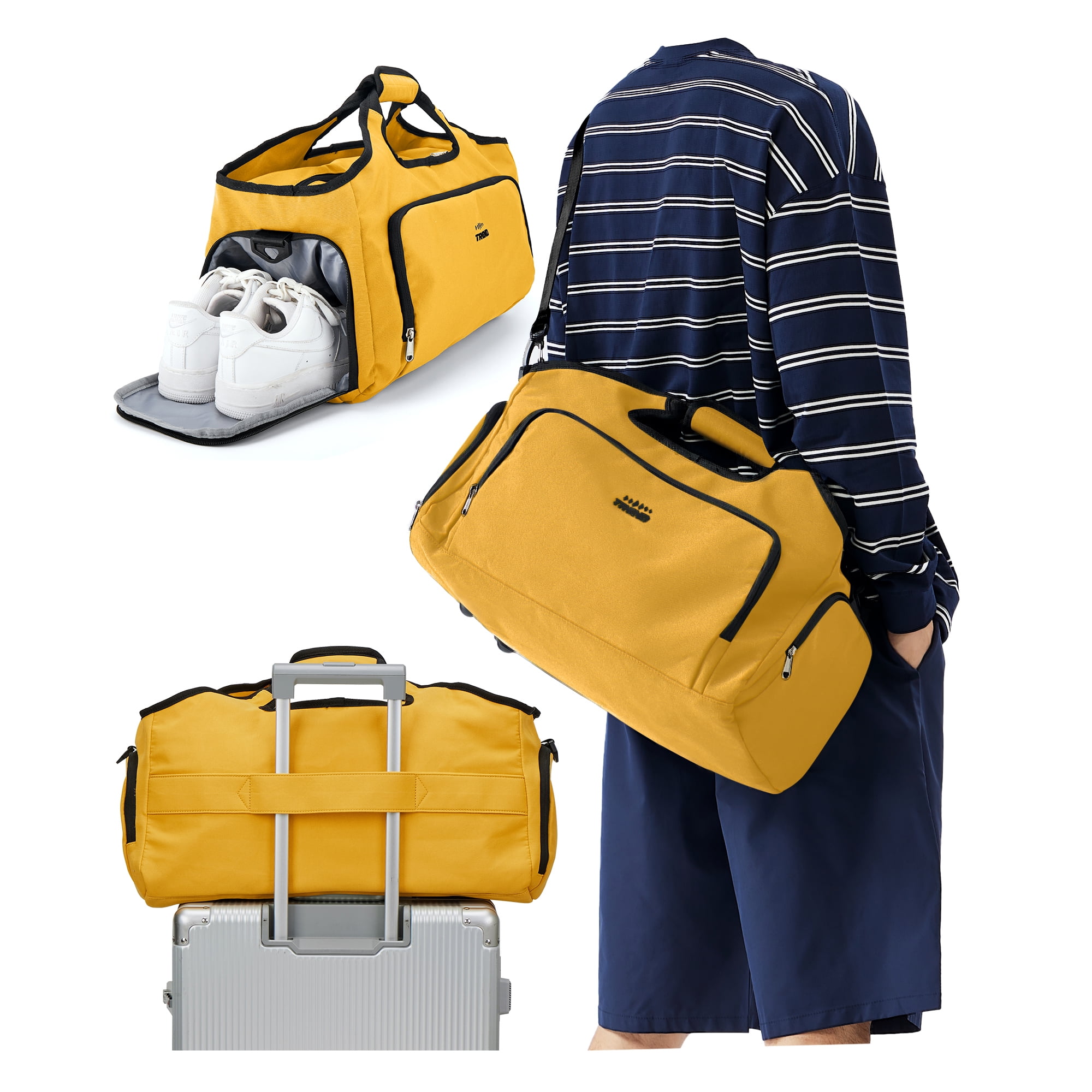 SYCNB Gym Bag, Travel Duffel Bag, Lightweight Waterproof Tote for ...