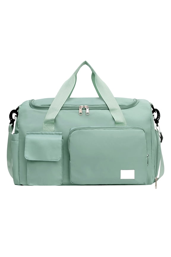 Gym Bag, Travel Bag, Wet and Shoe Separation, Large Capacity Sports Handbag with Multiple Pockets, Adjustable Shoulder Straps, Suitable for Fitness, Travel, Sports, Short Trips