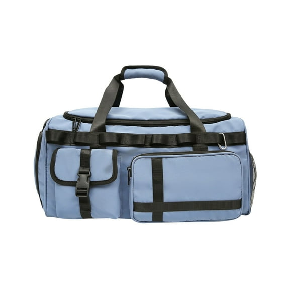 Gym Bag, Travel Bag, Wet and Shoe Separation, Large Capacity Sports Handbag with Multiple Pockets, Adjustable Shoulder Straps, Suitcase Sleeve, Ideal for Fitness, Sports, Travel, Weekend Trips