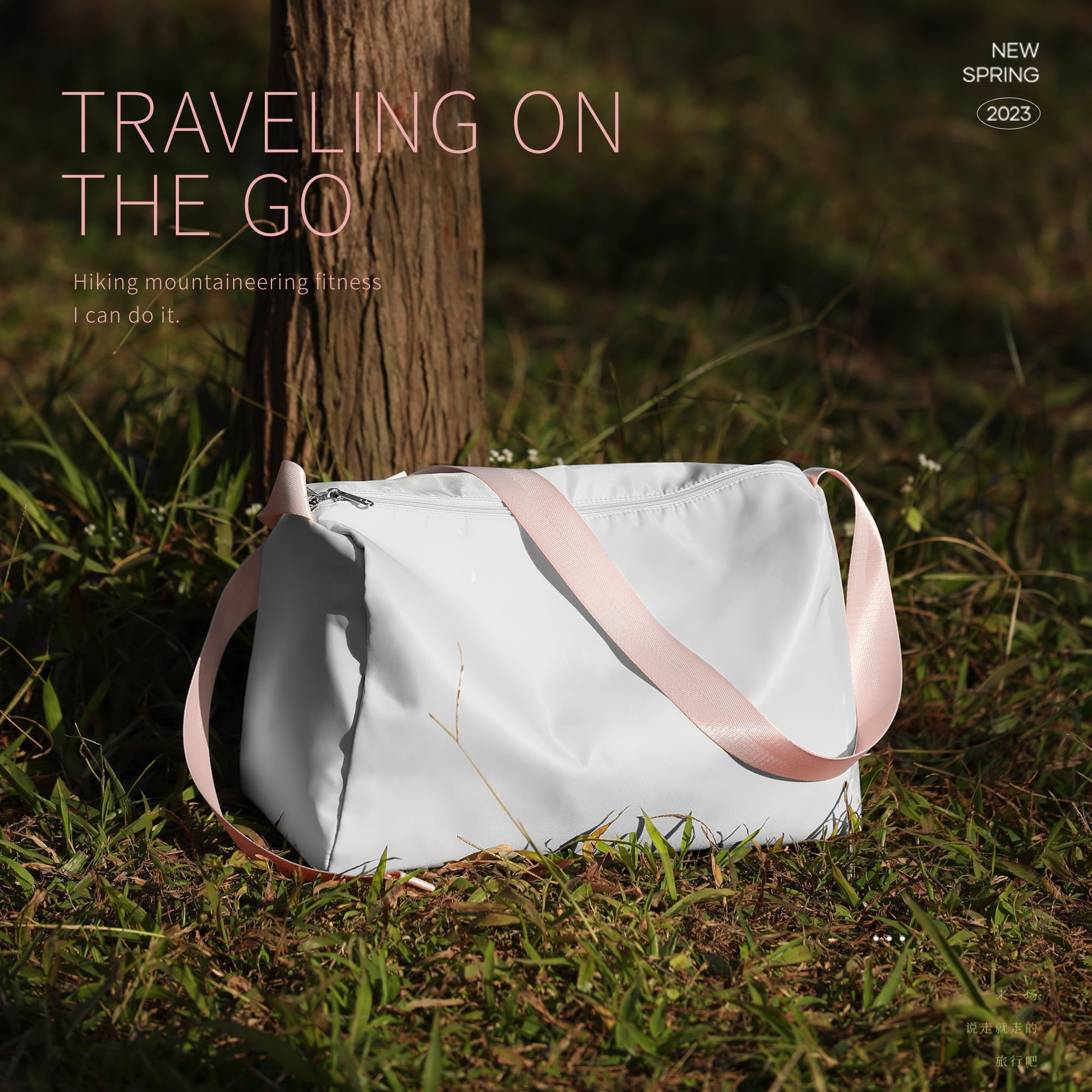 Gym Bag for Women and Men, Small Duffel Bag for Sports, Gyms and