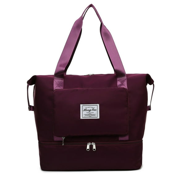 Gym Bag for Women Men Waterproof Travel Duffel Bag for Airplane Sports Gym Tote Bags Small Fitness Workout Bag Overnight Weekender Bag with Wet Pocket Shoe Compartment