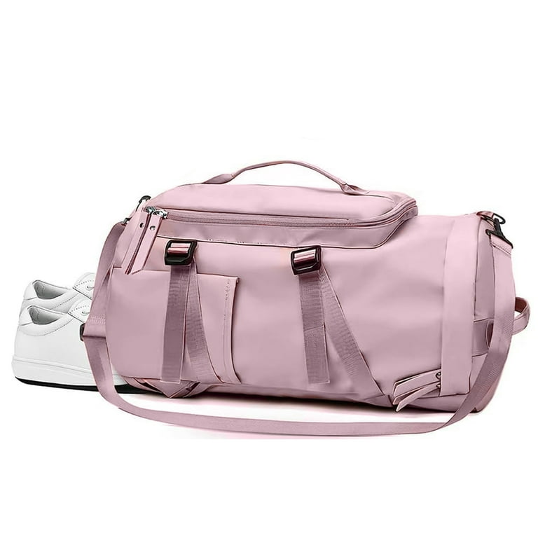 Gym Bag for Women Small Sports Duffle Bag with Shoes Compartment Wet Pocket Gym Accessories Backpack Workout Bag Waterproof Carry On Rucksack