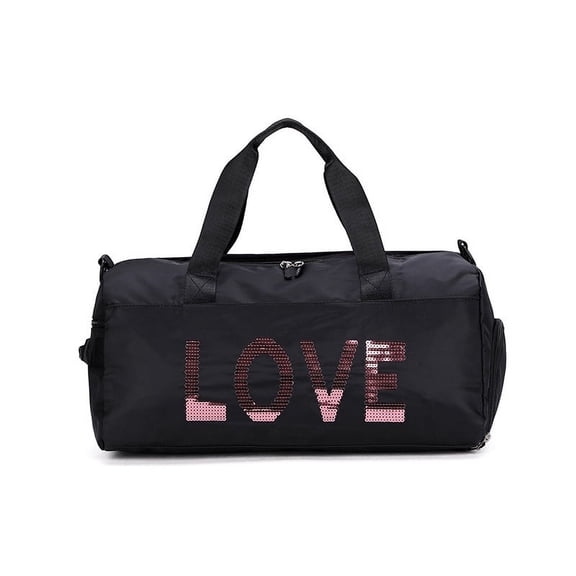 Gym Bag Women Travel Duffel Bag Weekender Overnight Bag Dance Bag Workout Tote Bag with Wet Pocket & Shoes Compartment