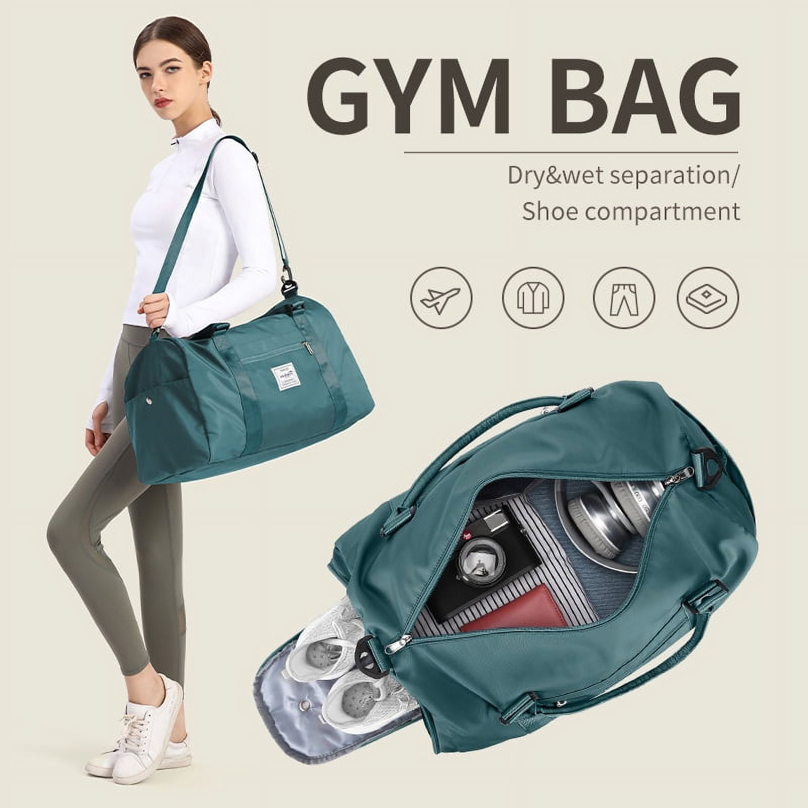Travel Duffel Bags,Weekender Overnight Bag with Shoe Pouch Large Carry On  Bag Travel Tote Duffel Bag for Women,Hospital Bags for Labor and Delivery