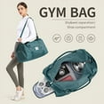 Gym Bag Womens Mens with Shoes Compartment and Wet Pocket,Travel Duffel