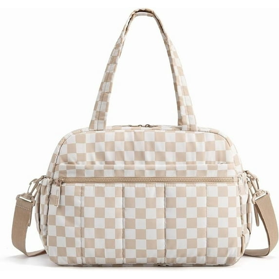 Gym Bag for Women, Duffle Bag for Travel with Wet Pocket, Lightweight Carry on Weekender Duffel, Water Resistant
